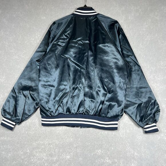 Vintage 1980's FORD Consumer Finance Satin Bomber Jacket Mens XL Nylon Made USA - Picture 11 of 12